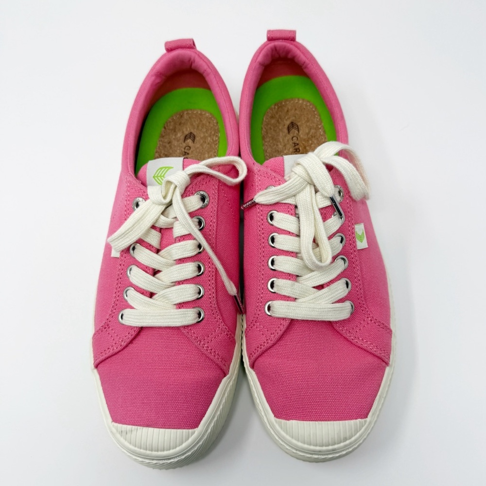 CARIUMA OCA Low Pink Lemonade Canvas Sneakers Women's Size 10.5 or Men's Size 9 - Picture 3 of 16